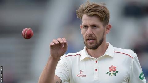 Lancashire's Tom Bailey took 3-44 from 15 overs in Glamorgan's second innings