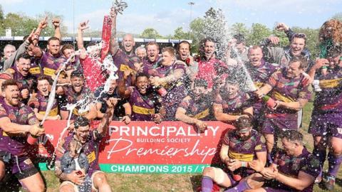 Ebbw Vale were the 2016 Principality Premiership champions