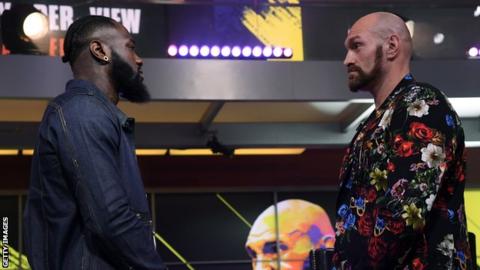 Deontay Wilder and Tyson Fury