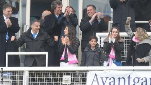 The new Bristol Rovers owners watched their first game since taking over