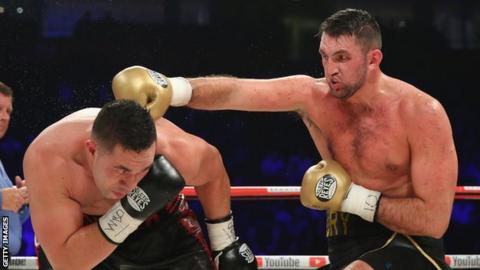 Hughie Fury fighting Joseph Parker