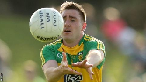 Martin O'Reilly in action against Meath in the All-Ireland qualifiers in 2017
