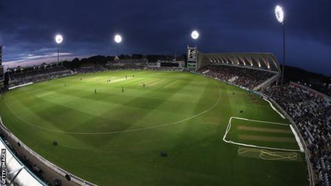 A general view of Trent Bridge