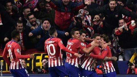 Atletico Madrid won 2-0 against Juventus