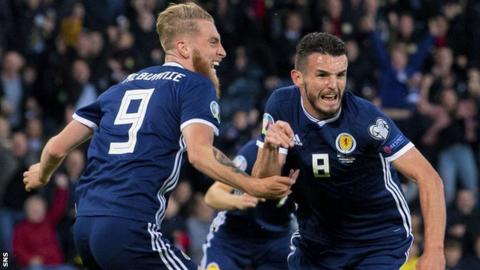 Scotland pair Oli McBurnie and John McGinn