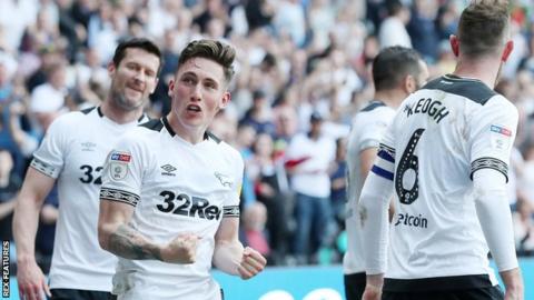 Harry Wilson celebrates a goal against QPR