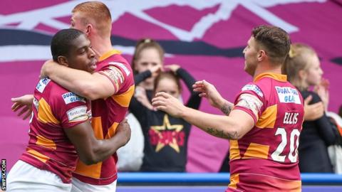 Jermaine McGillvary, Jack Hughes and Jamie Ellis