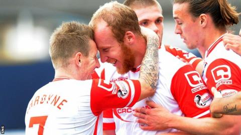 Liam Boyce gave Ross County an early lead