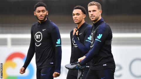 Joe Gomez, Trent Alexander Arnold, Jordan Henderson