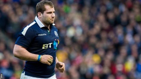 Scotland hooker Fraser Brown
