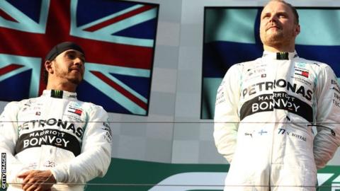 Lewis Hamilton and Valtteri Bottas