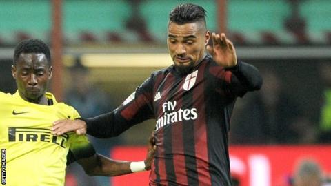 Kevin-Prince Boateng (right)