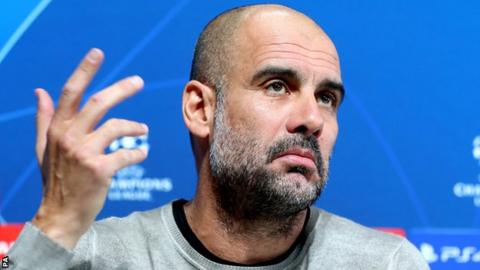 Manchester City manager Pep Guardiola