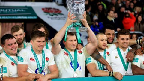 England celebrate