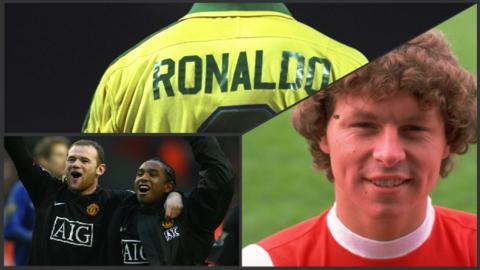 Ronaldo, Wayne Rooney, Anderson and Clive Allen