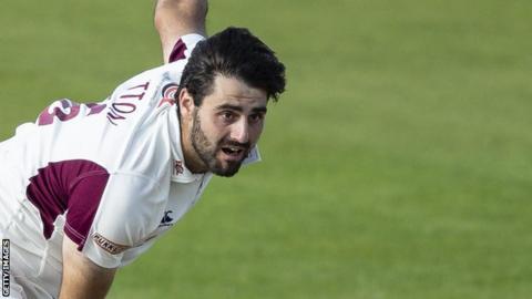 Brett Hutton finished the season with 35 first class wickets for Northamptonshire, helping them win promotion from Division Two