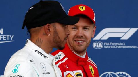 Hamilton and Vettel
