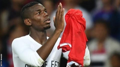 French midfielder Paul Pogba is reportedly a target for Manchester United