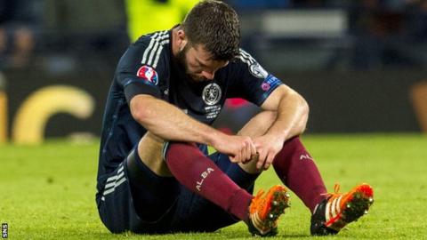 Scotland's hopes of qualification for Euro 2016 were ended by a home draw against Poland