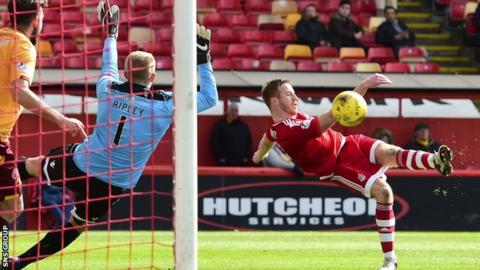 Adam Rooney scored on his return from injury