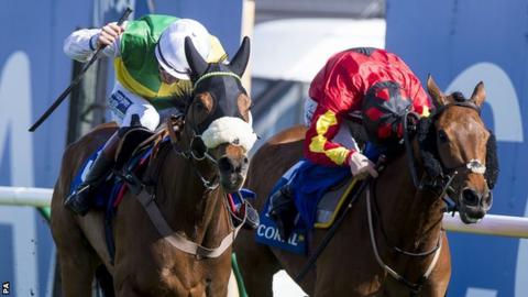 Sam Twiston-Davies rides Vicente to victory at Ayr
