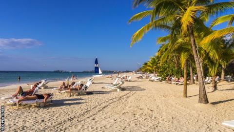 Jamaican beach