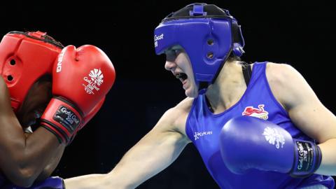 English boxer Paige Murney