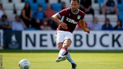 Aston Villa midfielder Conor Hourihane