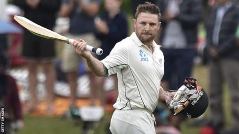 New Zealand cricket captain Brendon McCullum