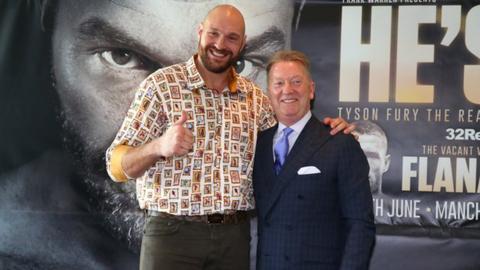 Tyson Fury and Frank Warren