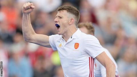 Sam Ward's goals twice gave England a two goal advantage