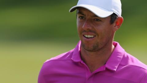 Rory McIlroy at the Travelers Championship