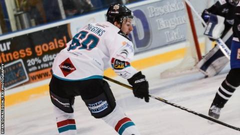 Chris Higgins was back in action for Belfast Giants after injury