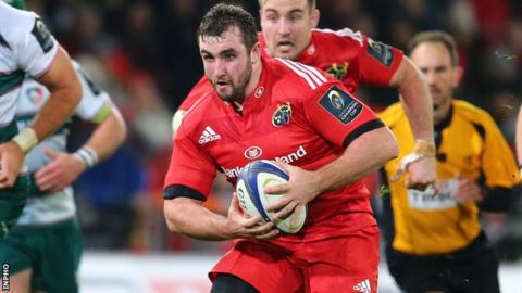 Munster prop James Cronin