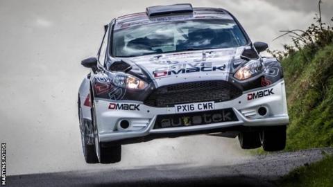 British Rally Champions Elfyn Evans and Craig Parry