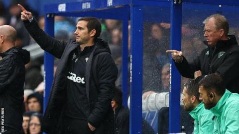 Derby boss Frank Lampard (left) and QPR counterpart Steve McClaren