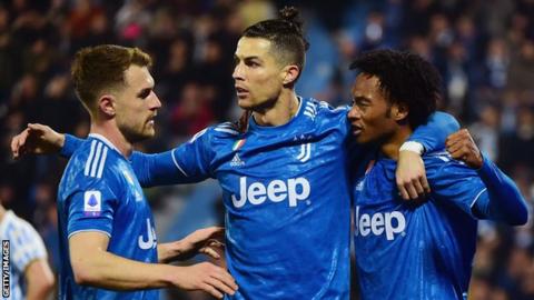 Spal 1 2 Juventus Cristiano Ronaldo Scores In Win To Equal Serie