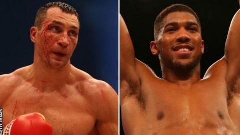 Wladimir Klitschko and Anthony Joshua