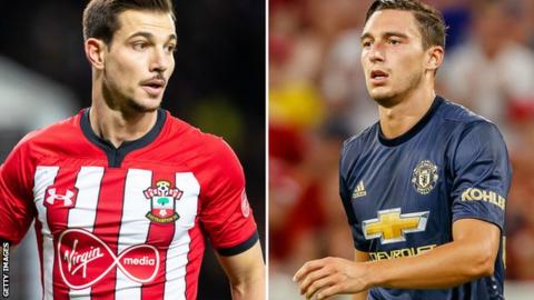 Cedric Soares and Matteo Darmian