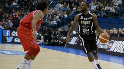 The Newcastle Eagles in attack
