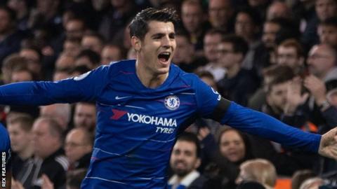 Chelsea forward Alvaro Morata