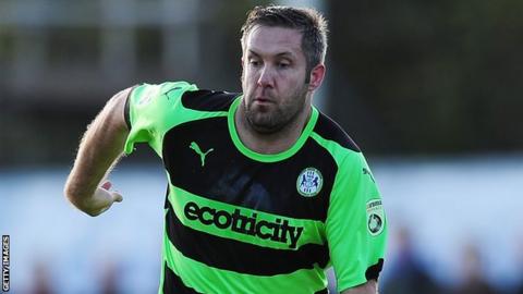 Forest Green Rovers' Jon Parkin