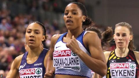 European Indoor Championships: Shelayna Oskan-Clarke wins Great Britain ...