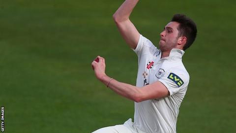 Gloucestershire left-arm paceman Matt Taylor