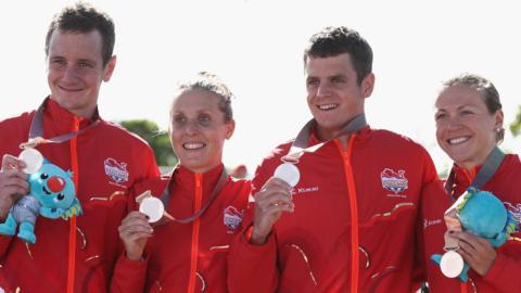 England mixed team triathlon