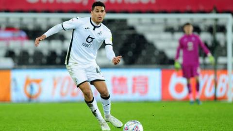 Swansea City defender Ben Cabango