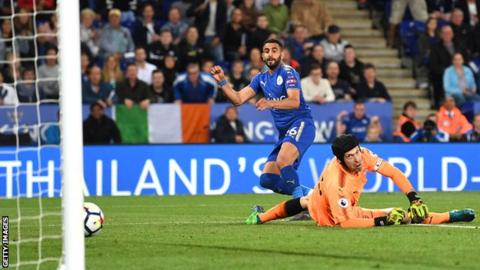 Riyad Mahrez scores