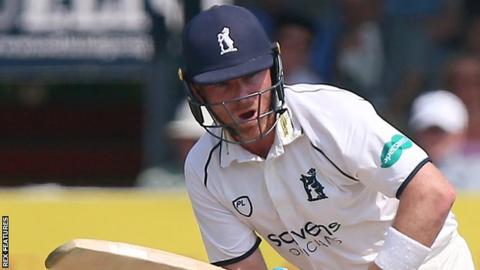 Ian Bell monitors a shot he has made