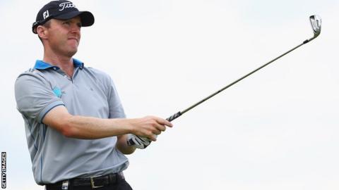 Michael Hoey in action at the Czech Masters
