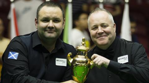 Stephen Maguire and John Higgins won the World Cup together in June